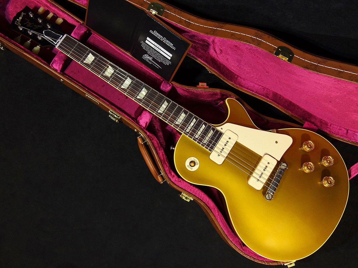 Gibson Custom Shop 1954 Les Paul Standard Reissue Gold Top Natural Back VOS  u003cギブソン カスタムショップu003e｜平野楽器 ロッキン オンラインストア