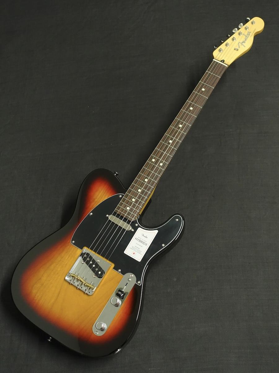 Fender Made in Japan Hybrid II Telecaster RW 3-Color Sunburst