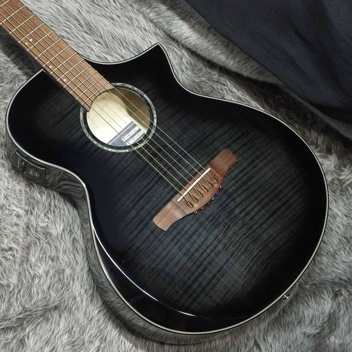 Ibanez AEWC400 Transparent Black Sunburst High Gloss 【B級特価