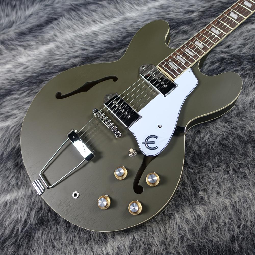 Epiphone Casino Worn Olive Drab <エピフォン>｜平野楽器 ロッキン