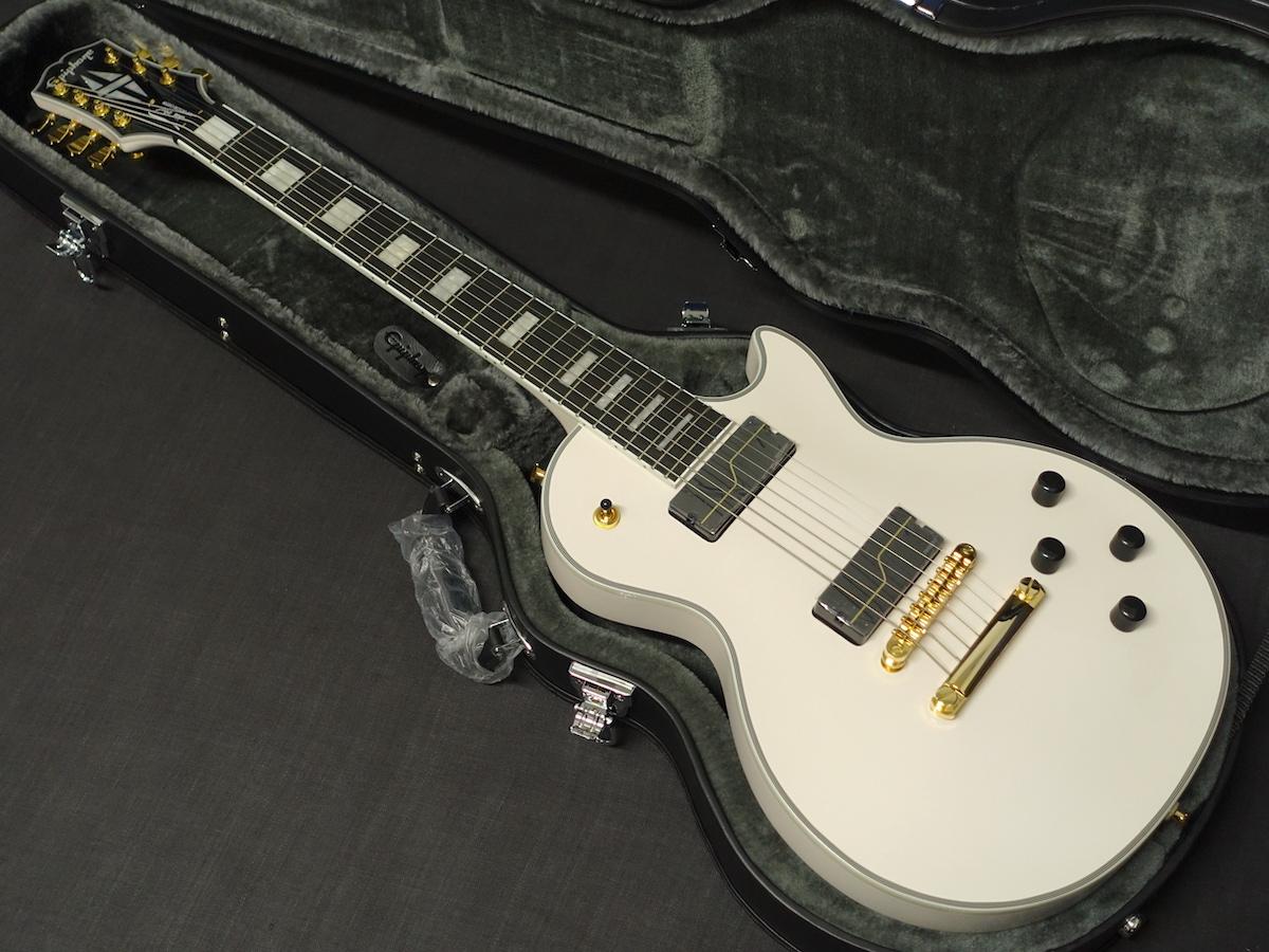 Matt Heafy Les Paul Custom Origins Bone White 7string #22121523080