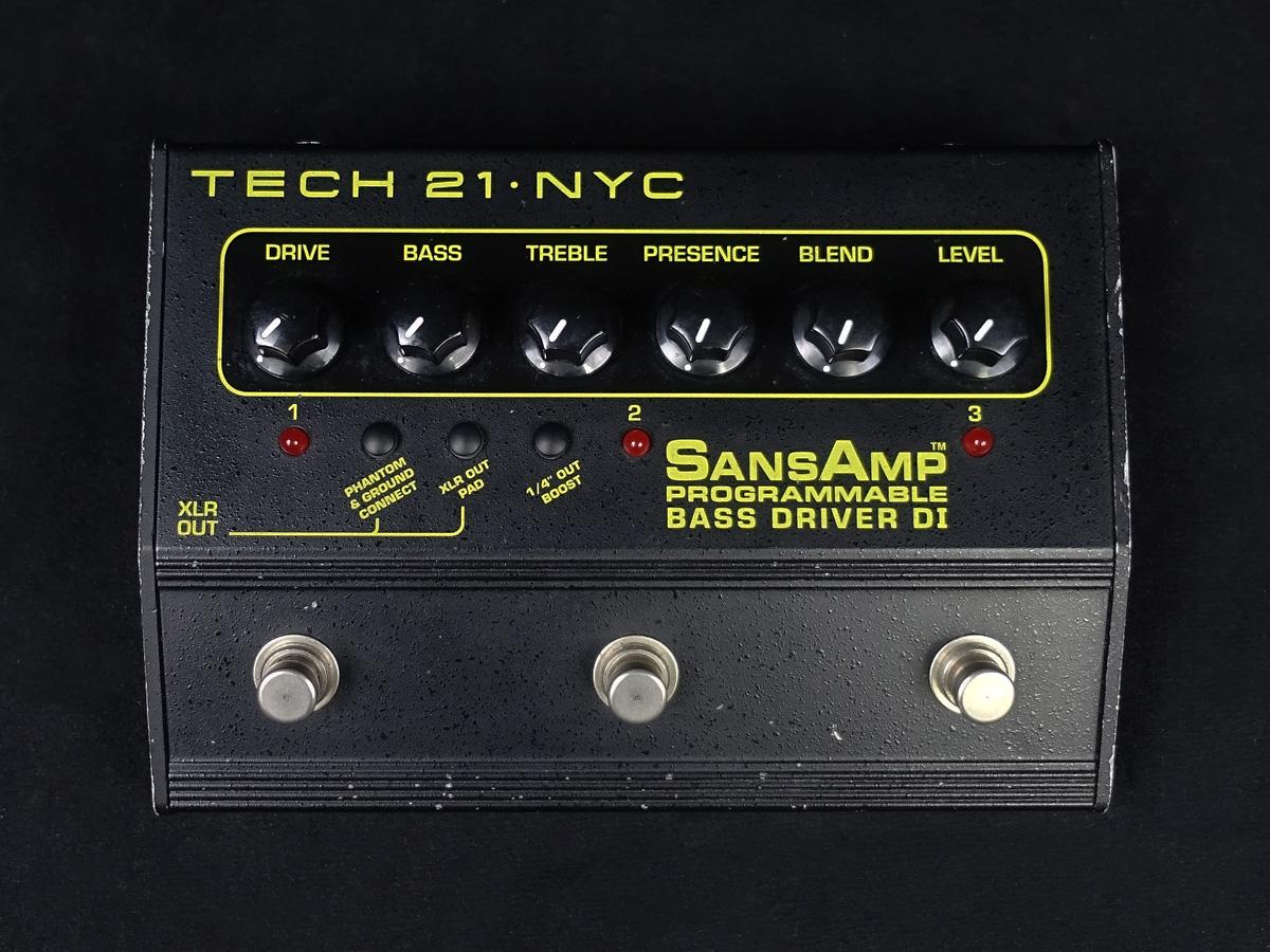 Tech 21 SANSAMP Bass Driver DI Programmable ｜Hirano Music Online Store