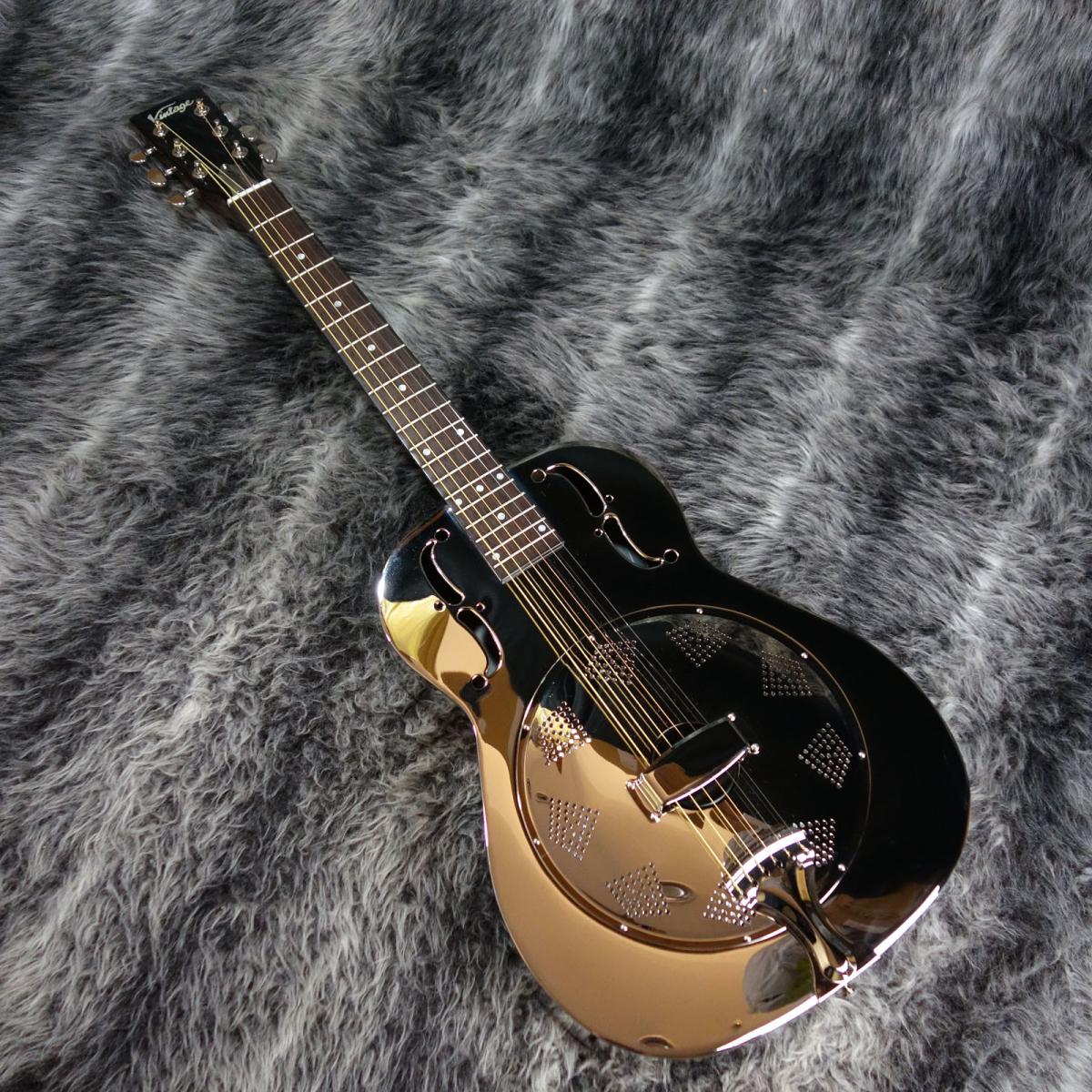 Vintage Guitars AMG1 Resonator Guitar Chrome｜平野楽器 ロッキン オンラインストア