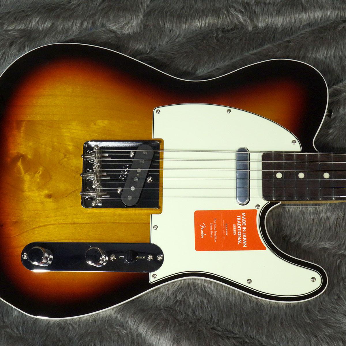 Fender MIJ Traditional 60s Telecaster Custom RW 3-Color Sunburst ...