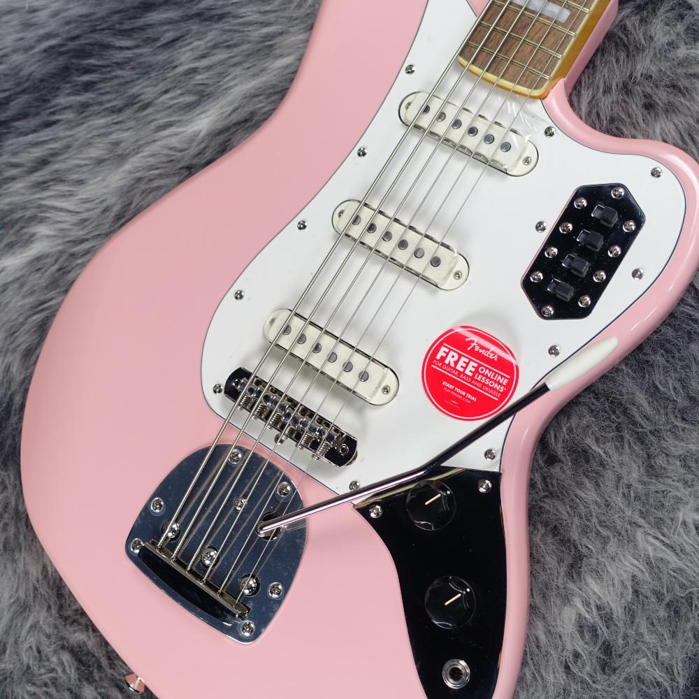 Squier FSR Classic Vibe Bass VI Matching Headstock Shell Pink