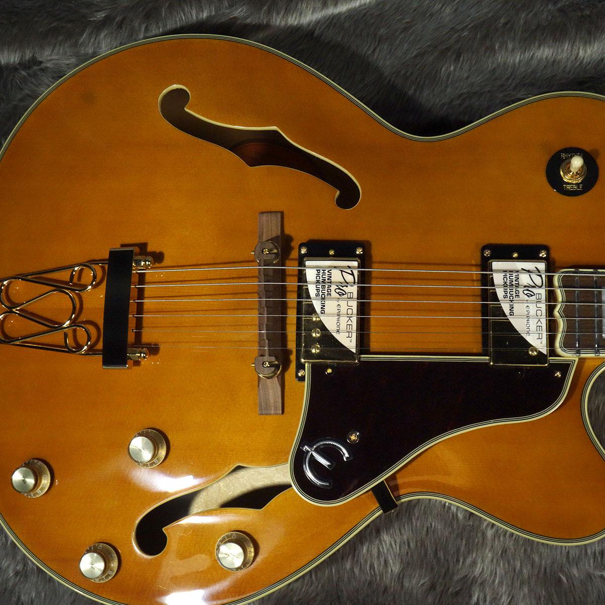 Epiphone Joe Pass Emperor II Pro Vintage Natural <エピフォン>｜平野楽器 ロッキン オンラインストア