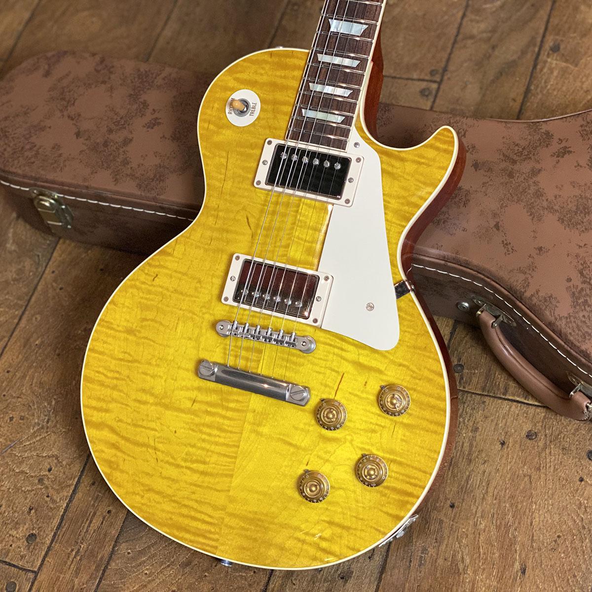 Gibson Custom Shop 1958 Les Paul Standard Reissue Figured Lemon Burst Gloss  Hand Selected 2014s u003cギブソン カスタムショップu003e｜平野楽器 ロッキン オンラインストア