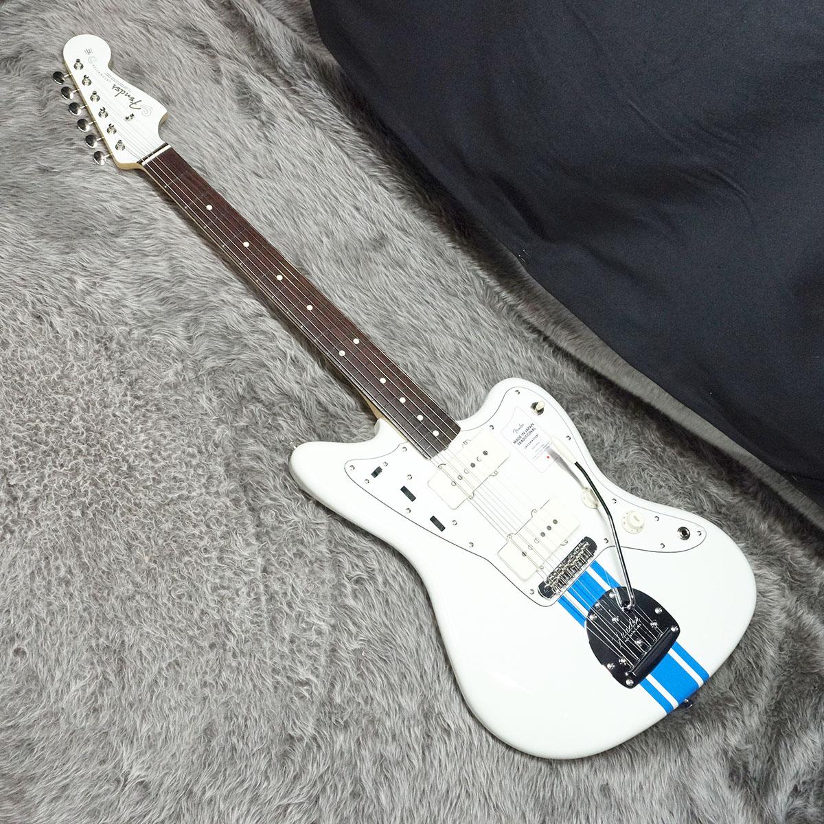 Fender 2023 Collection Made in Japan Traditional 60s Jazzmaster RW Olympic  White with Blue Competition Stripe｜平野楽器 ロッキン オンラインストア